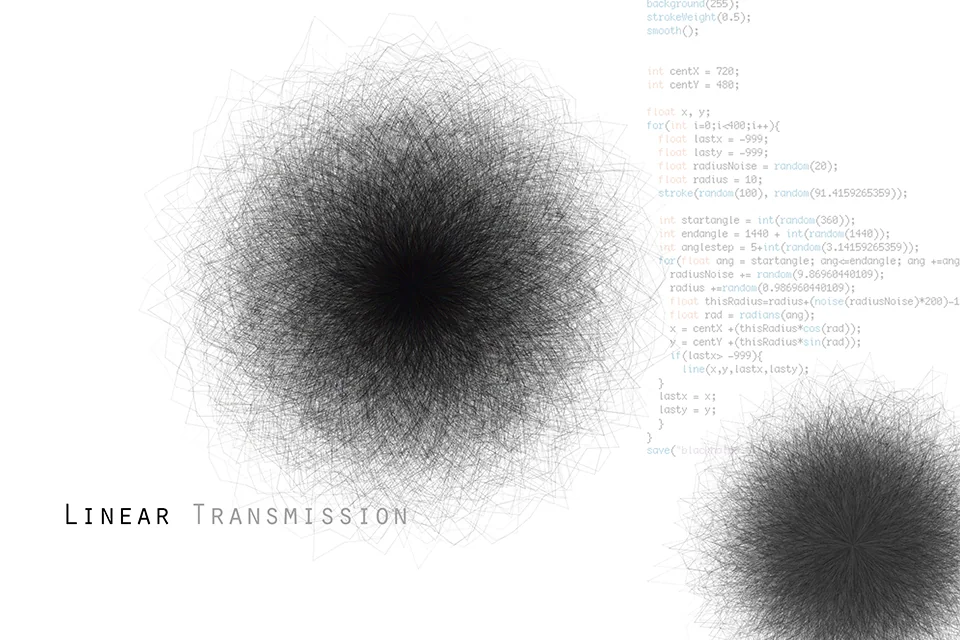 Linear Transmission exhibition image.