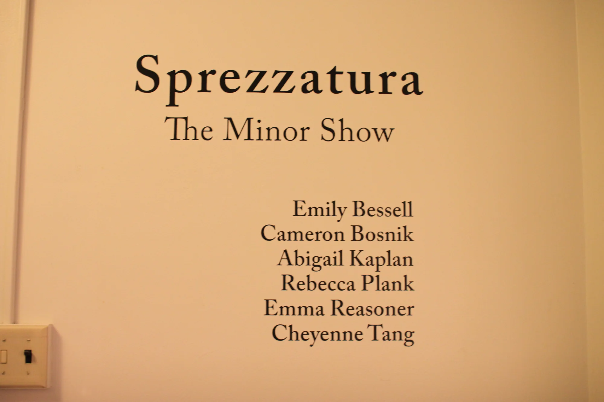 Archived image from Sprezzatura: The Minor Show.