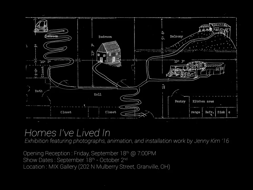 Homes I've Lived In exhibition image.