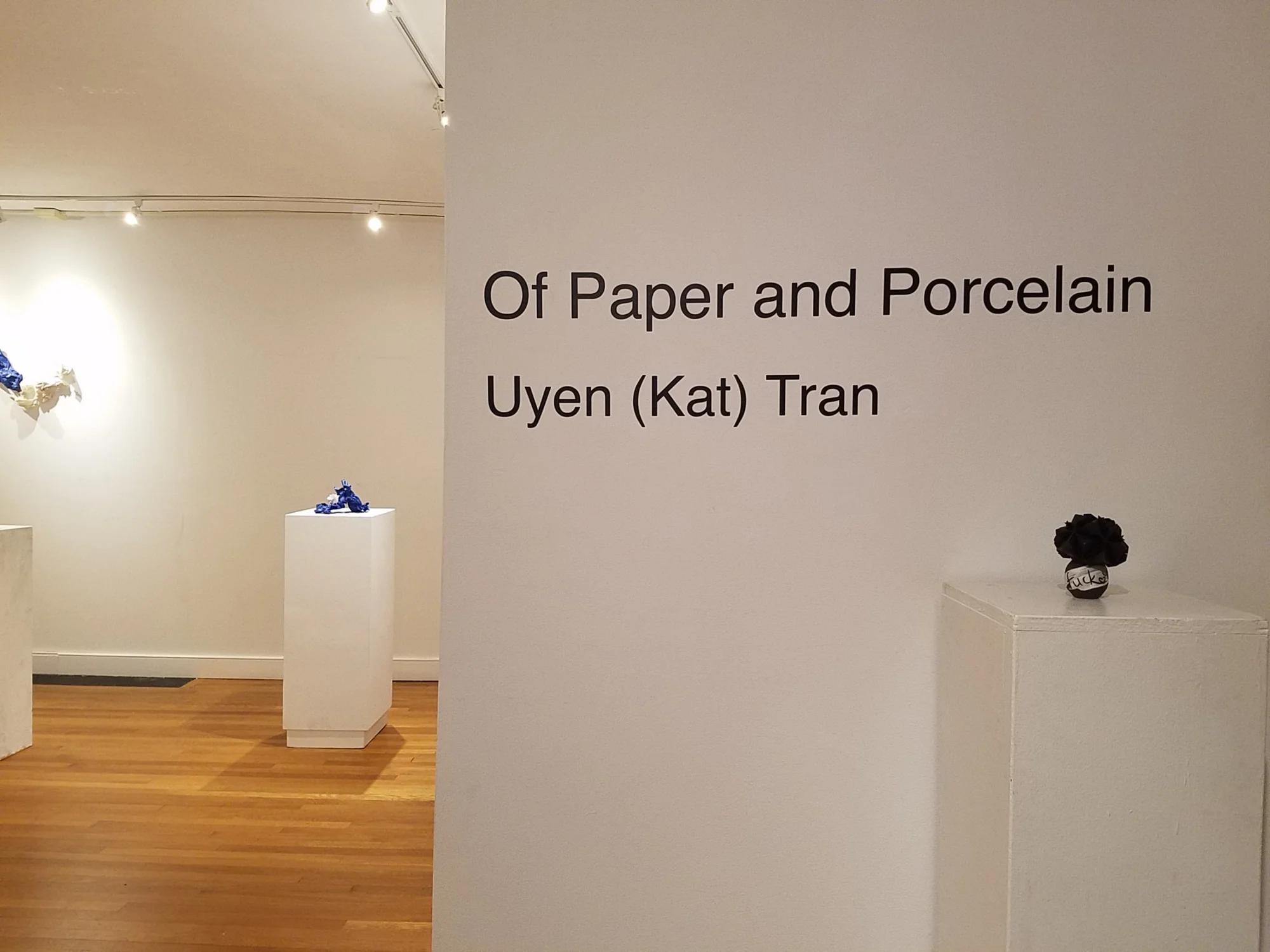 Of Paper and Porcelain exhibition image.