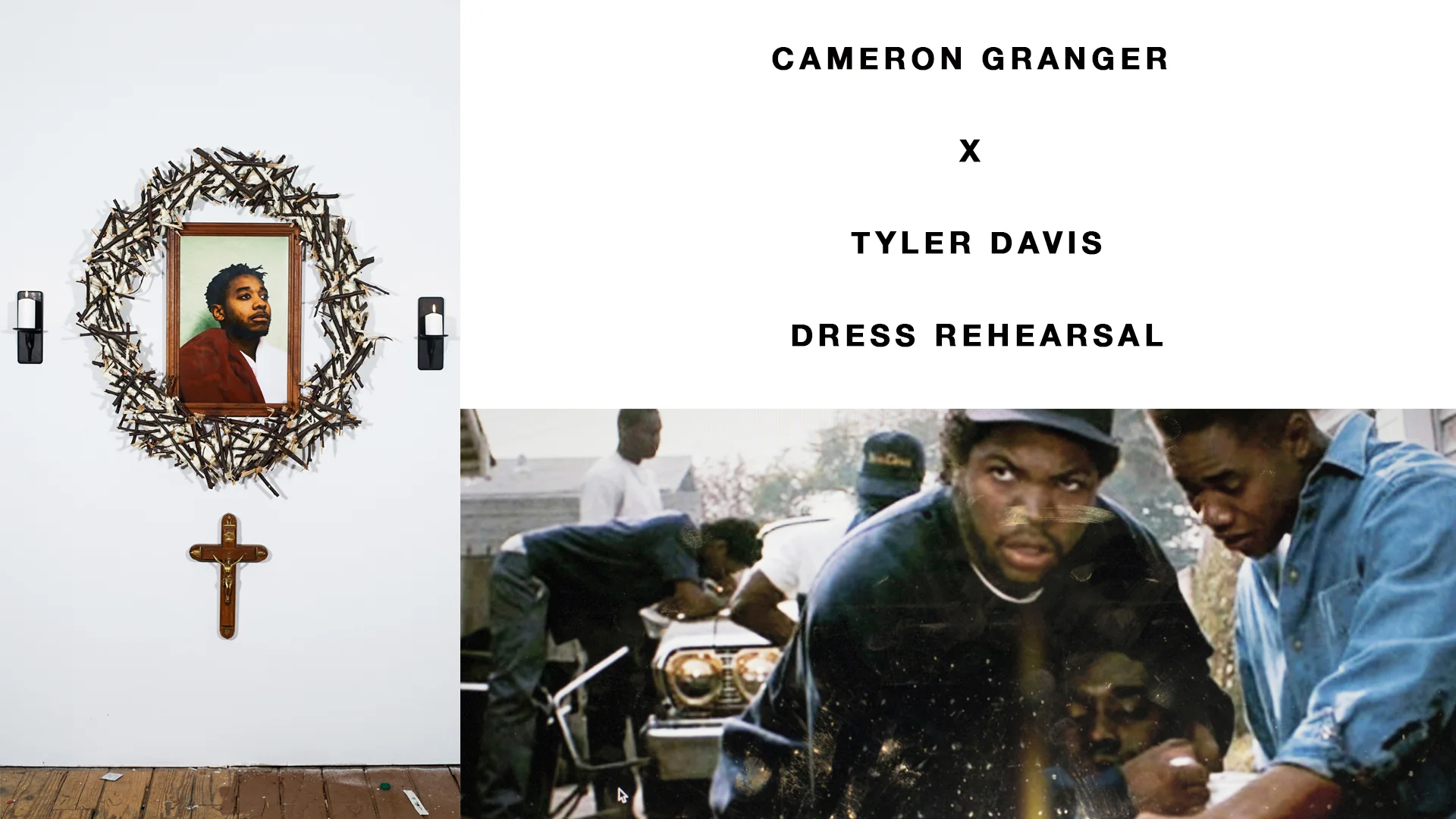 Dress Rehearsal exhibition image.