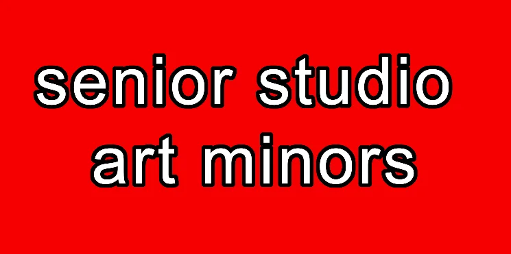Archived image from Senior Studio Art Minor Show.