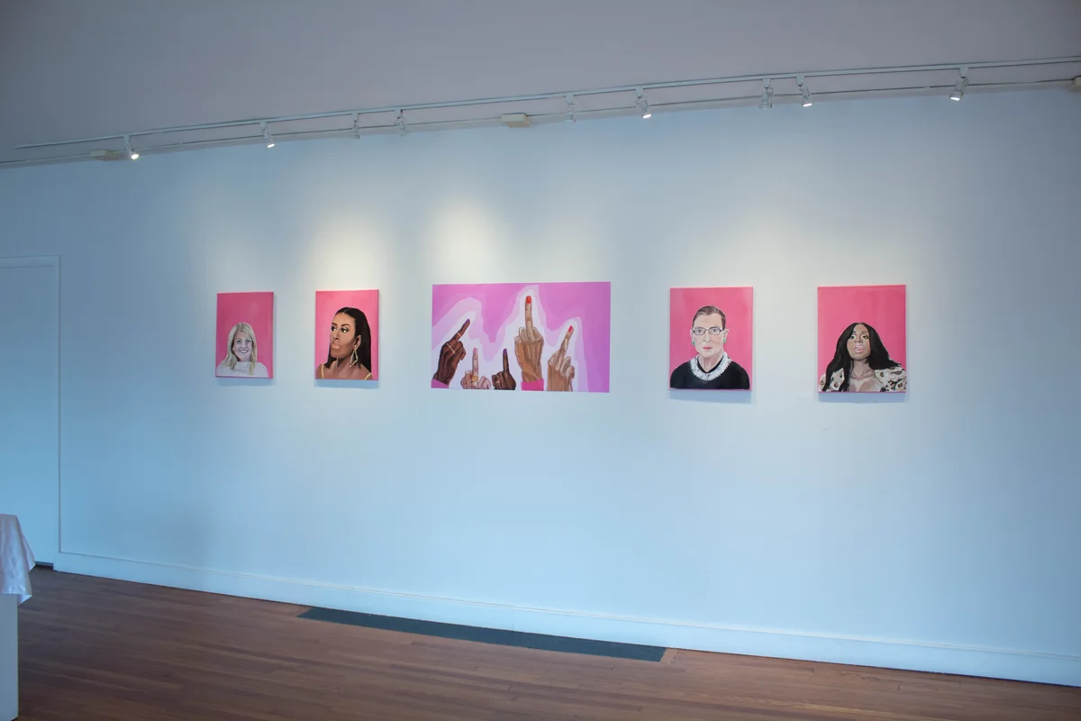 Archived image from Senior Studio Art Minor Show.