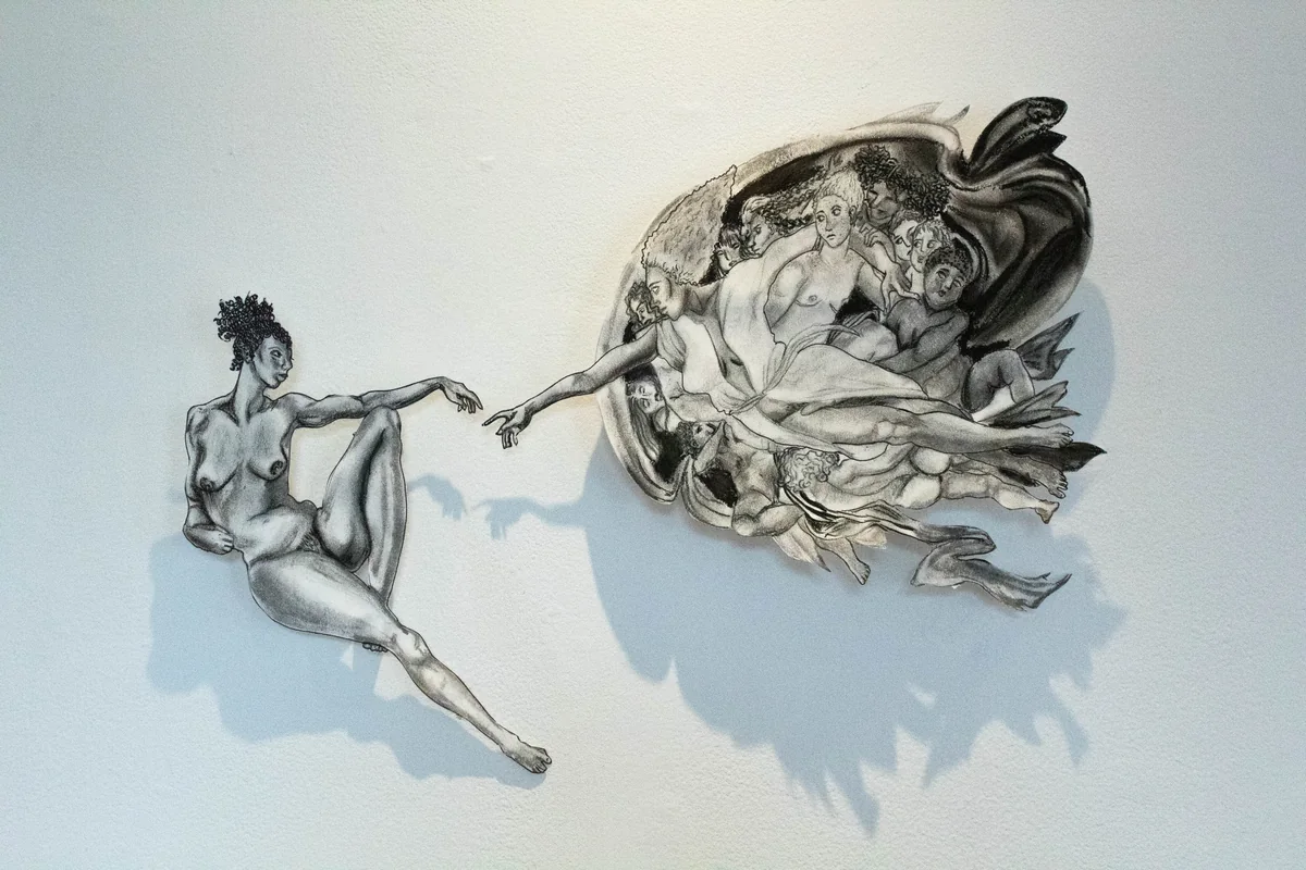 Archived image from Senior Studio Art Minor Show.