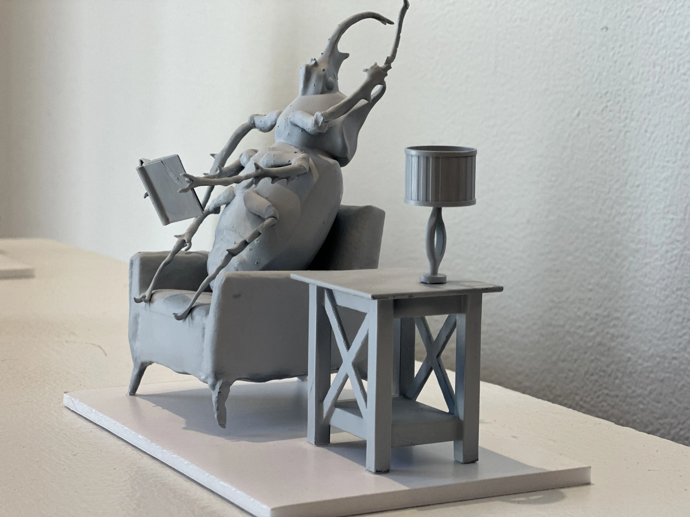 Diorama chair scene from Inverted Normals.