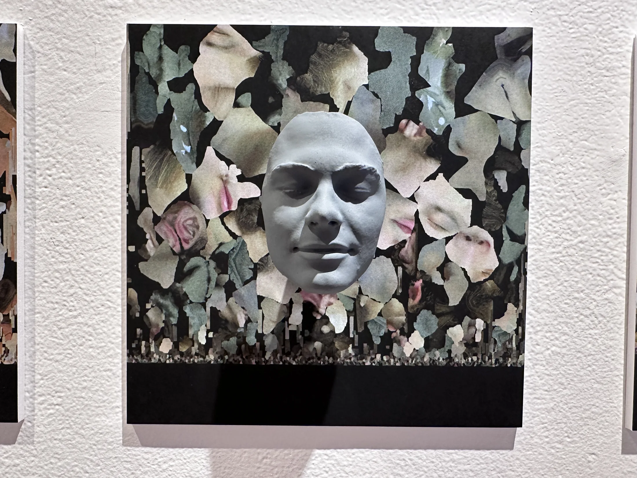 Face and floral wall work from Inverted Normals.