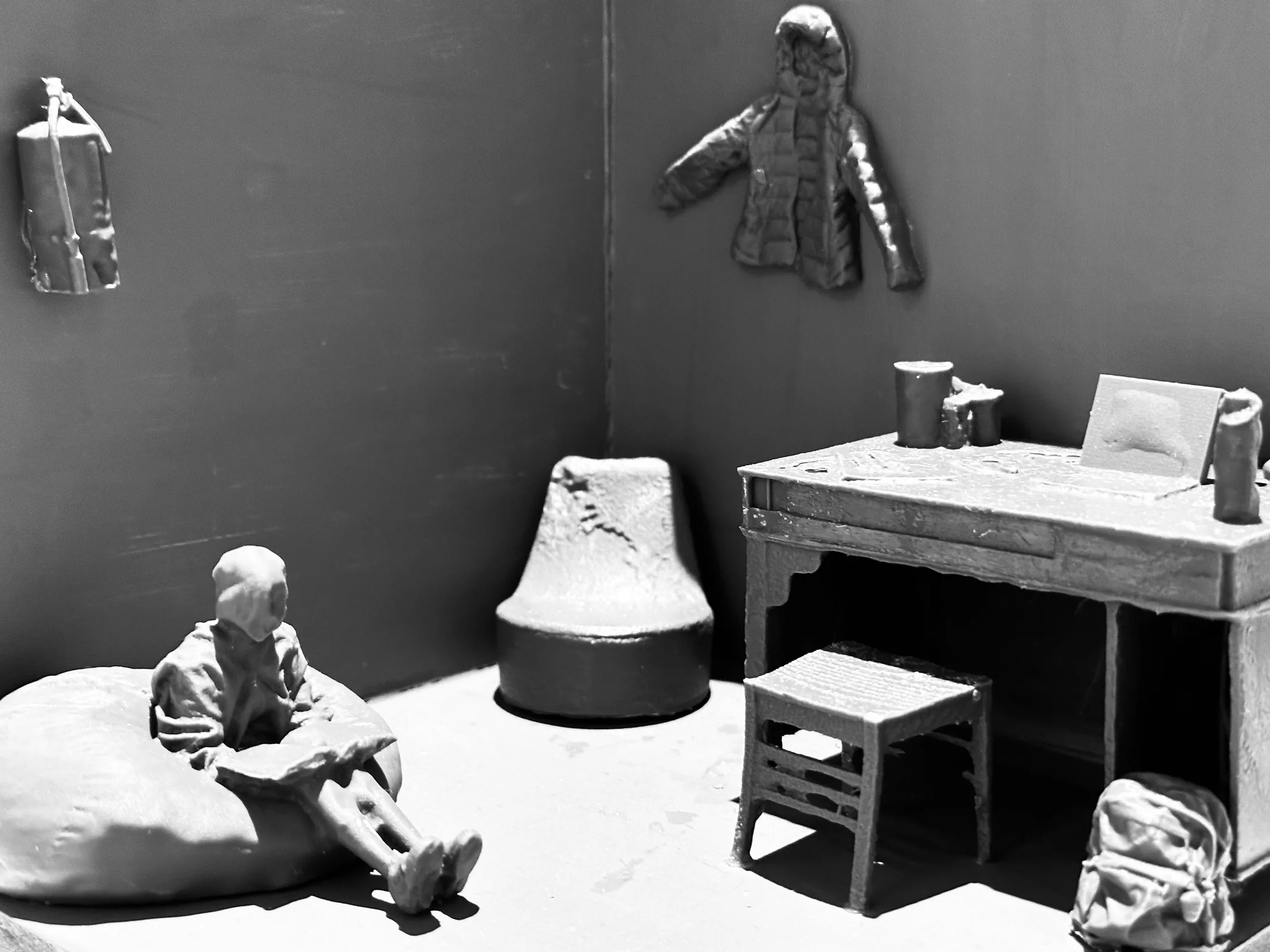 Second resin diorama room scene from Inverted Normals.