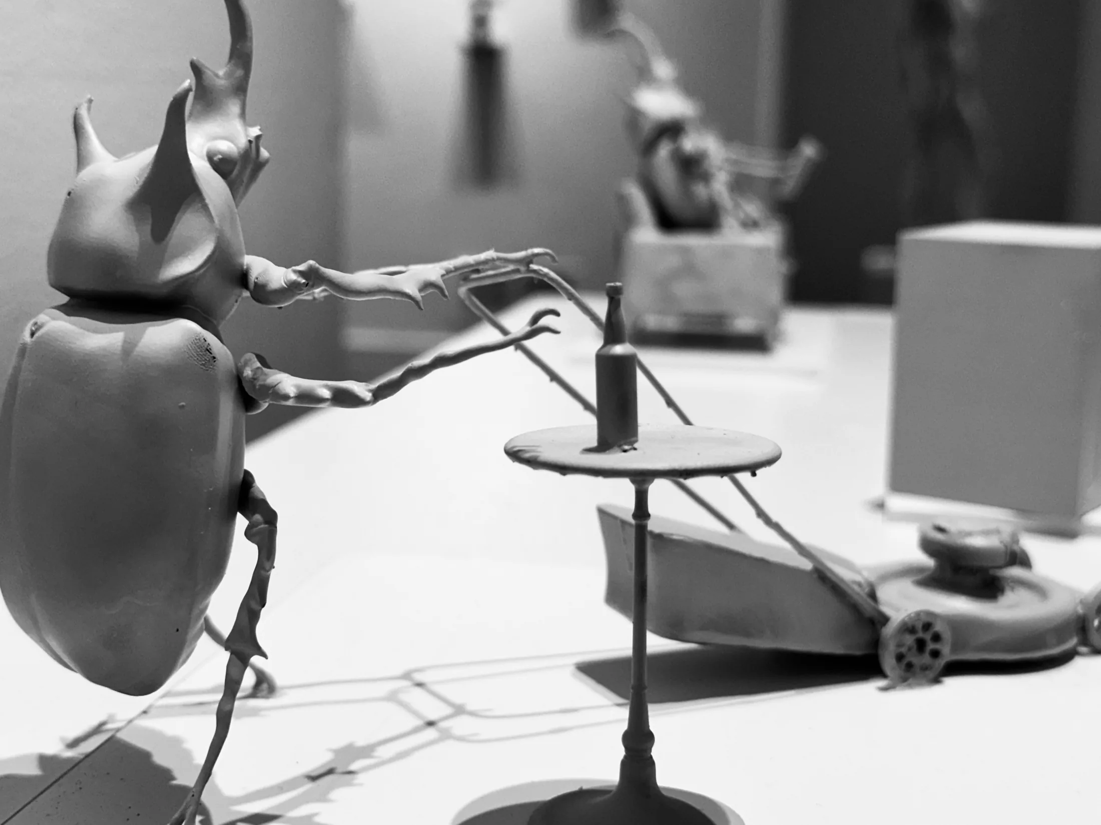 Tabletop sculpture detail from Inverted Normals.