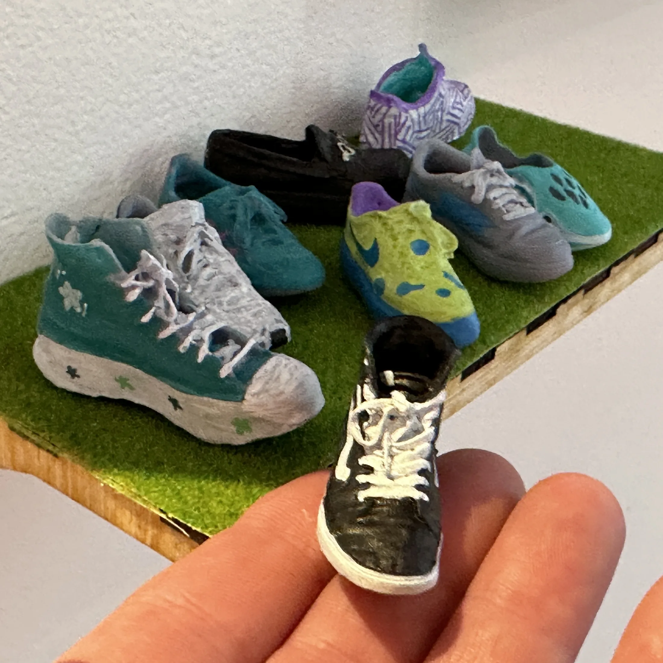 Miniature shoe work from Inverted Normals.