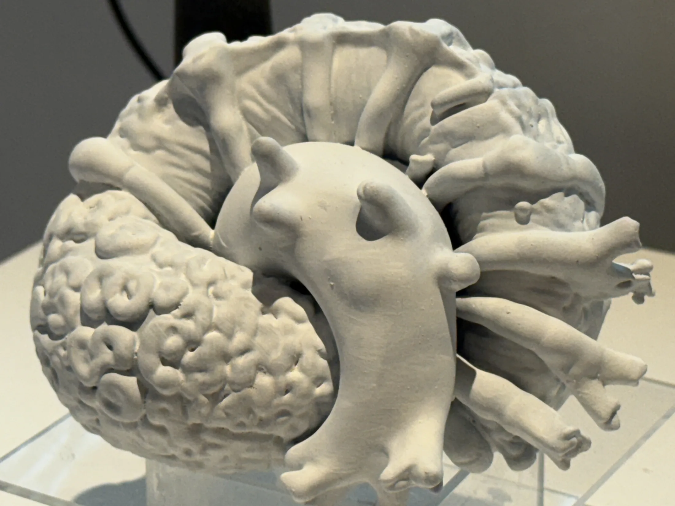 Organic sculptural form from Pixels to Pieces.