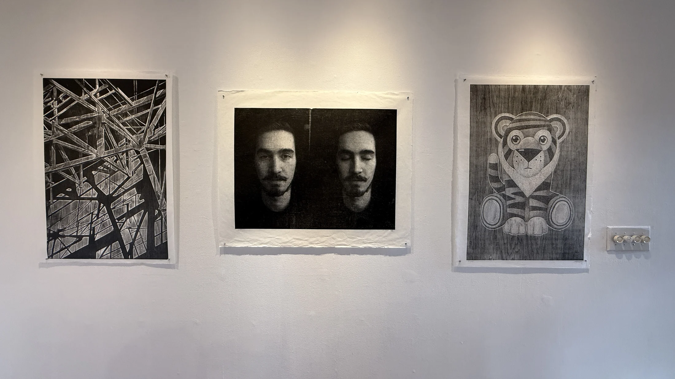 Installation view of Cornucopia at Mulberry MIX Gallery.