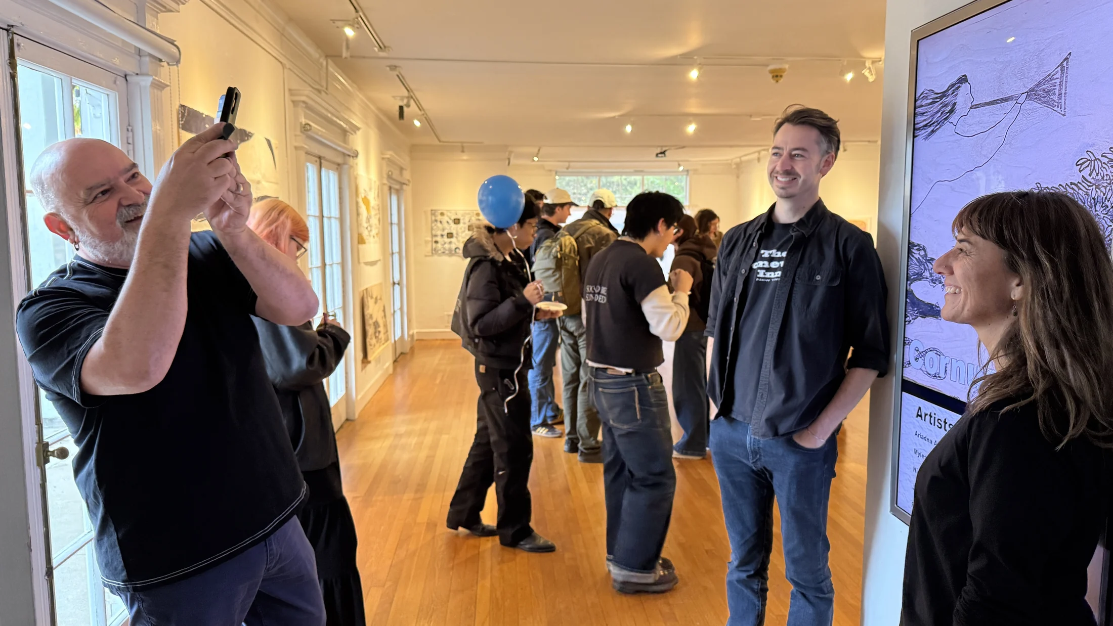Opening reception for Cornucopia.