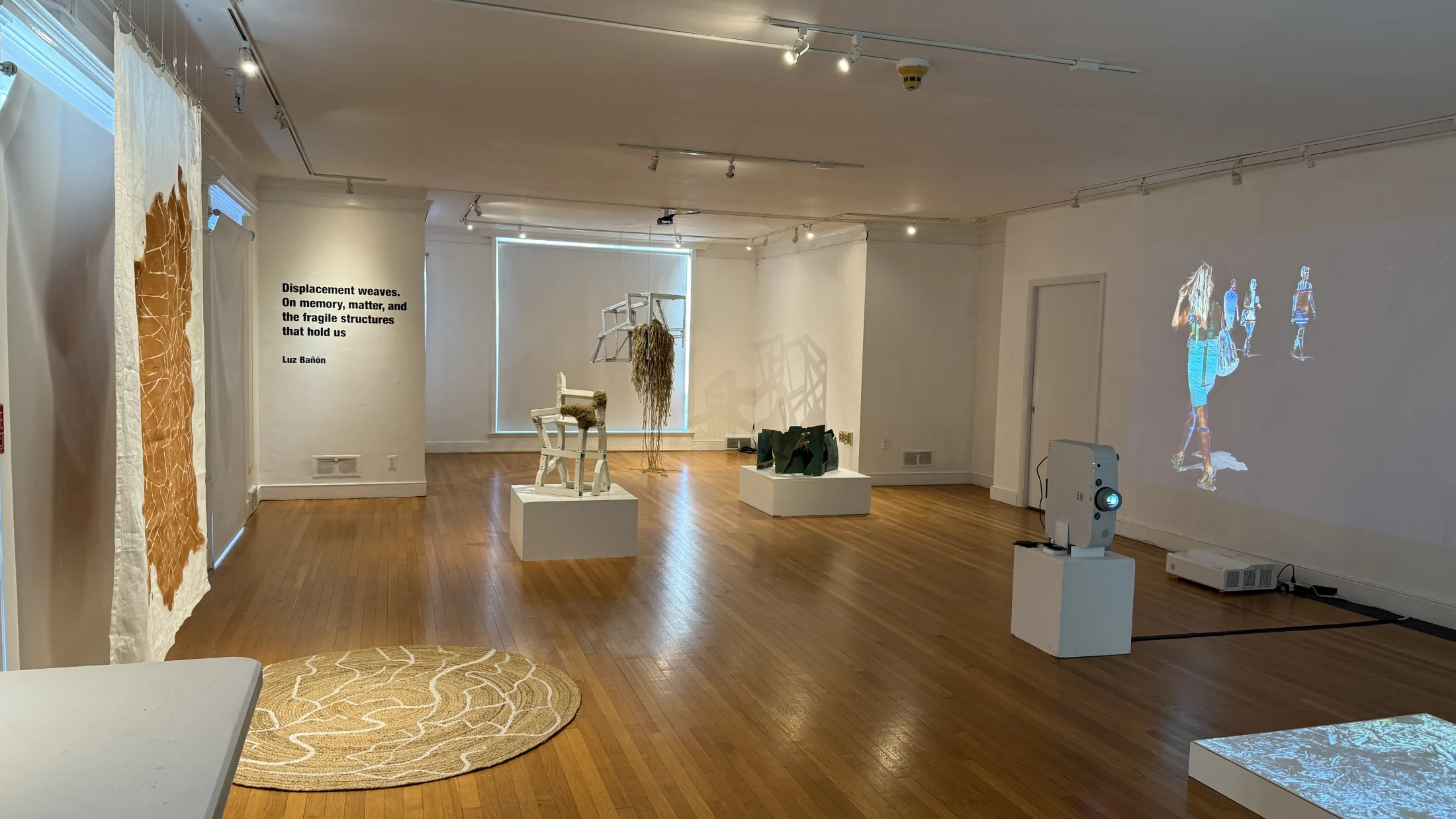 Displacement Weaves exhibition image.