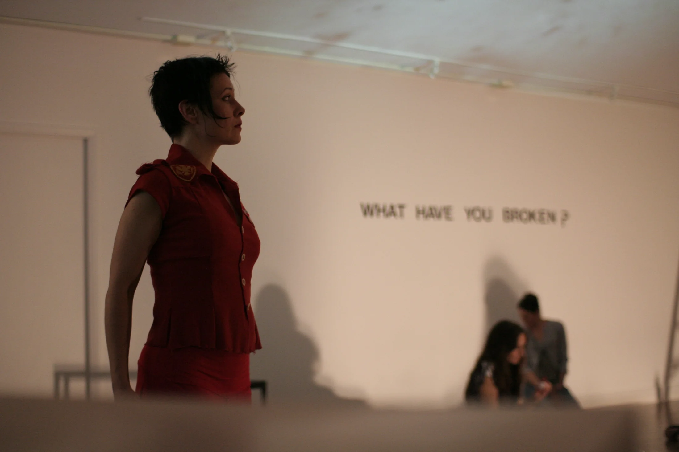Performance or installation view inside the gallery.